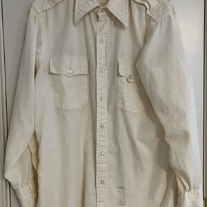 Vintage 70s Joseph Magnin men's long-sleeved shirt